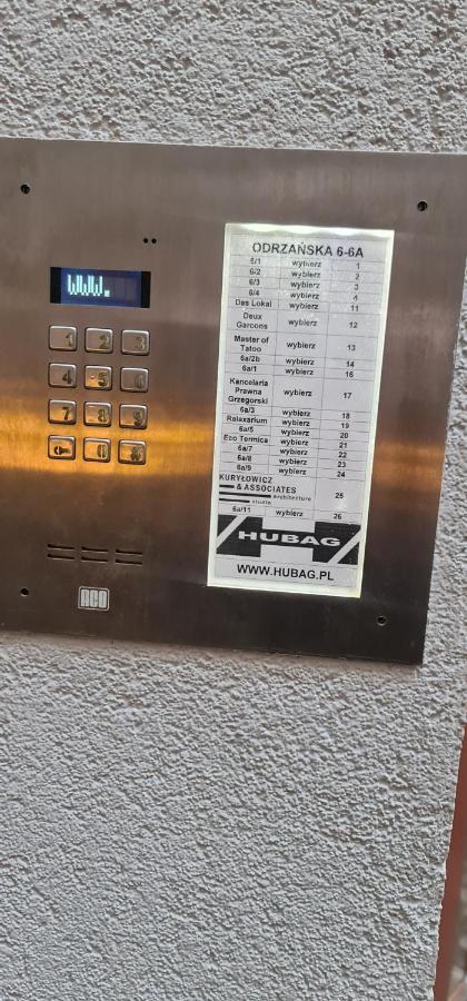 Entu Apartamenty Odrzanska Breslavia Exterior foto